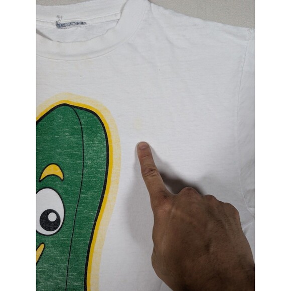 Vintage 1994 Cronies Gumby Single Stitch T-Shirt Medium 90s Clay Cartoon - Picture 9 of 15